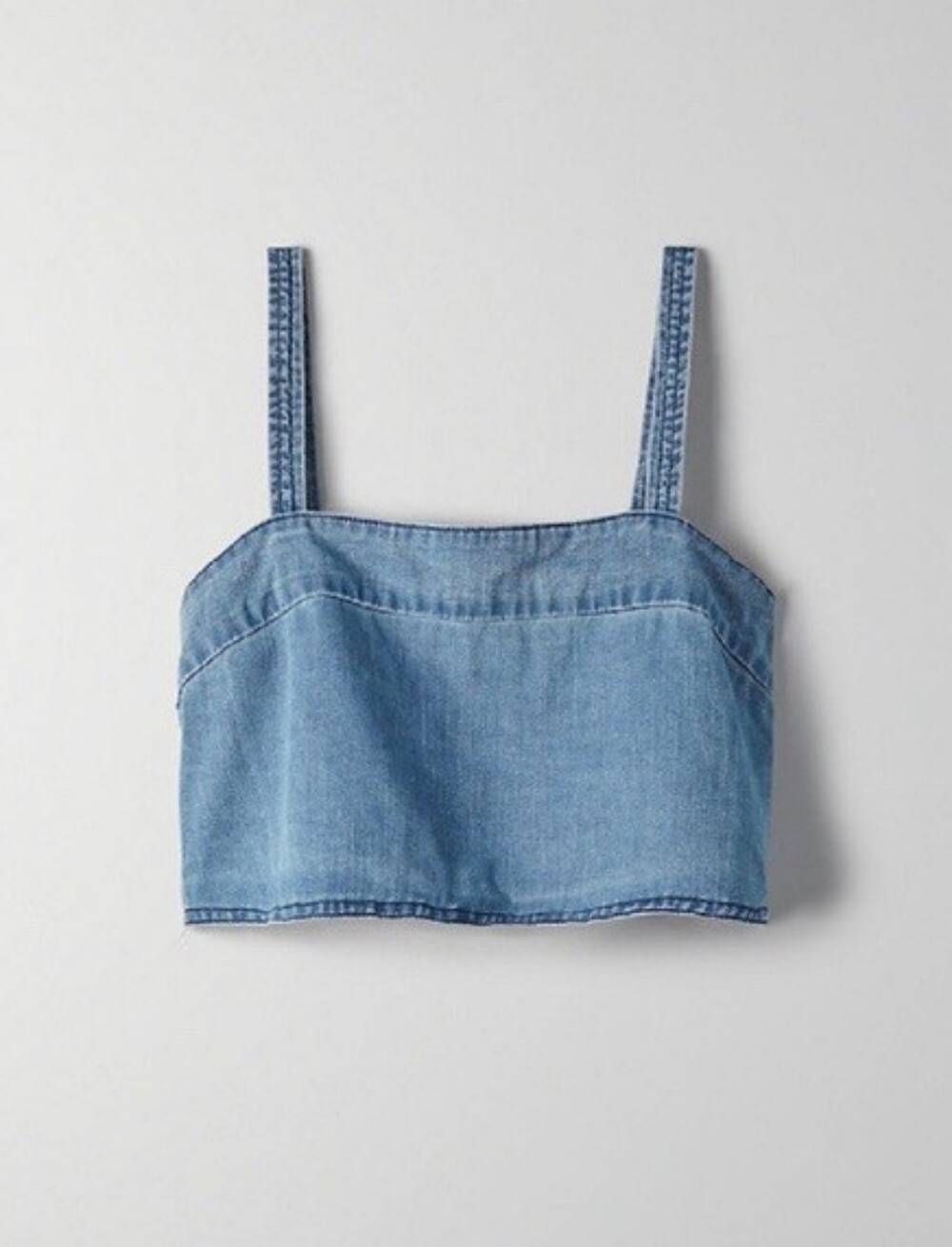 aritzia x Wilfred asha denim tank